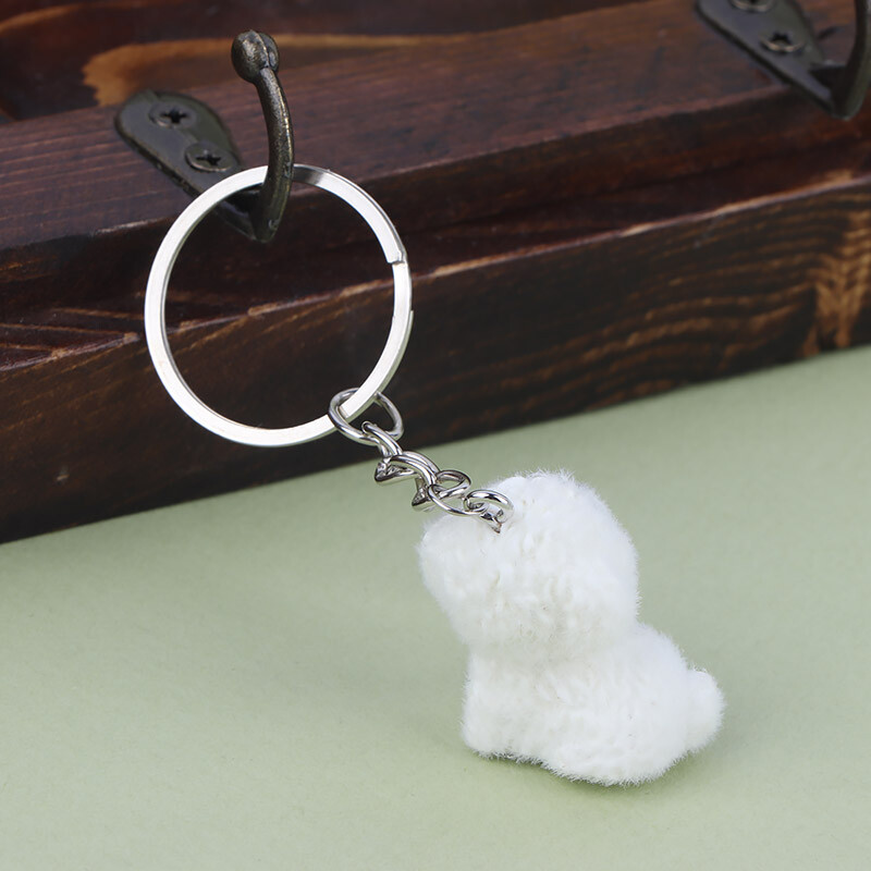 جاکلیدی مخملی طرح سگ کد 1