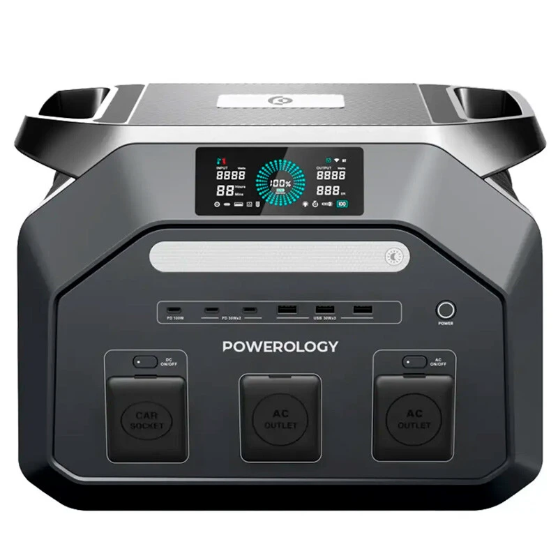پاور استیشن پاورولوژی PWP1800WBk 1800W ظرفیت 20000 میلی آمپر ساعت