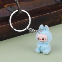 جاکلیدی مخملی طرح لبوبو نشسته کد 2