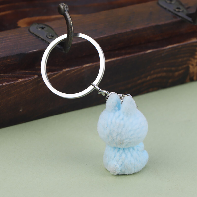 جاکلیدی مخملی طرح لبوبو نشسته کد 2