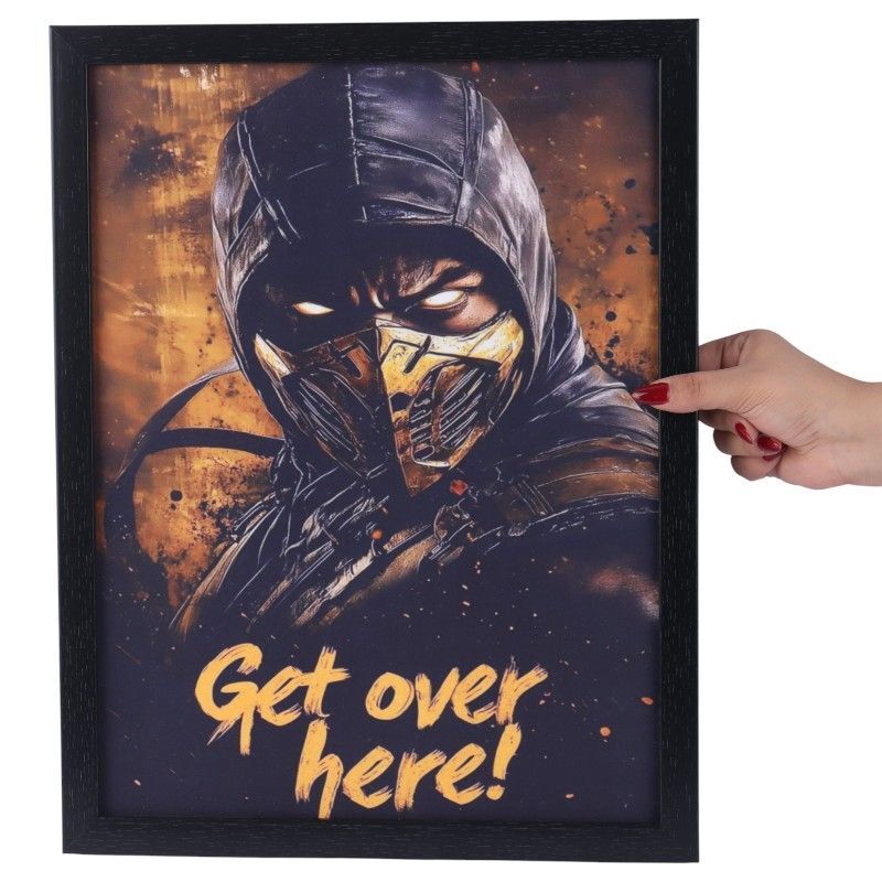 تابلو شاسی طرح Mortal Kombat سایز 33*43 سانتی متر کد 2