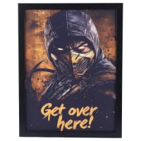 تابلو شاسی طرح Mortal Kombat سایز 33*43 سانتی متر کد 2