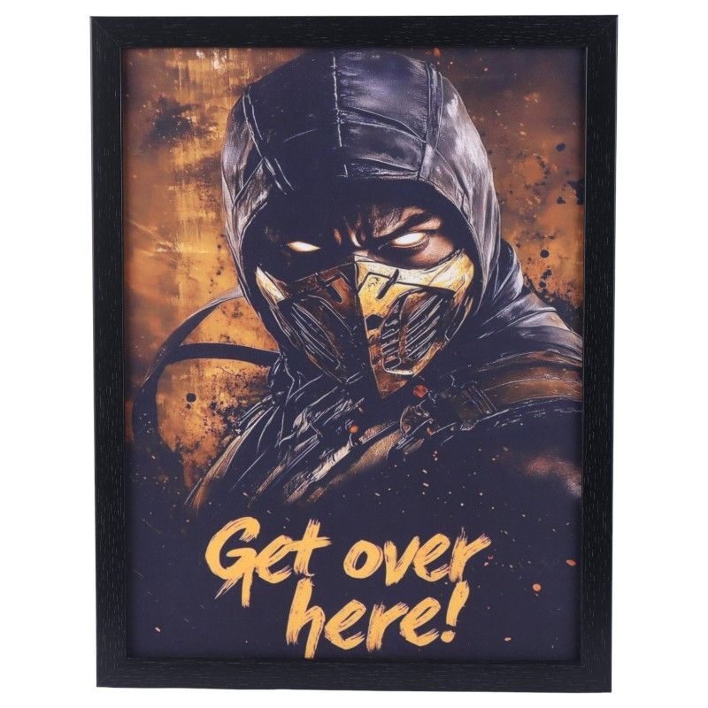 تابلو شاسی طرح Mortal Kombat سایز 33*43 سانتی متر کد 2