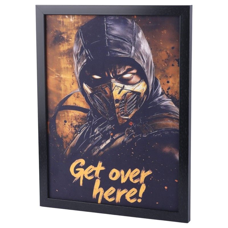 تابلو شاسی طرح Mortal Kombat سایز 33*43 سانتی متر کد 2