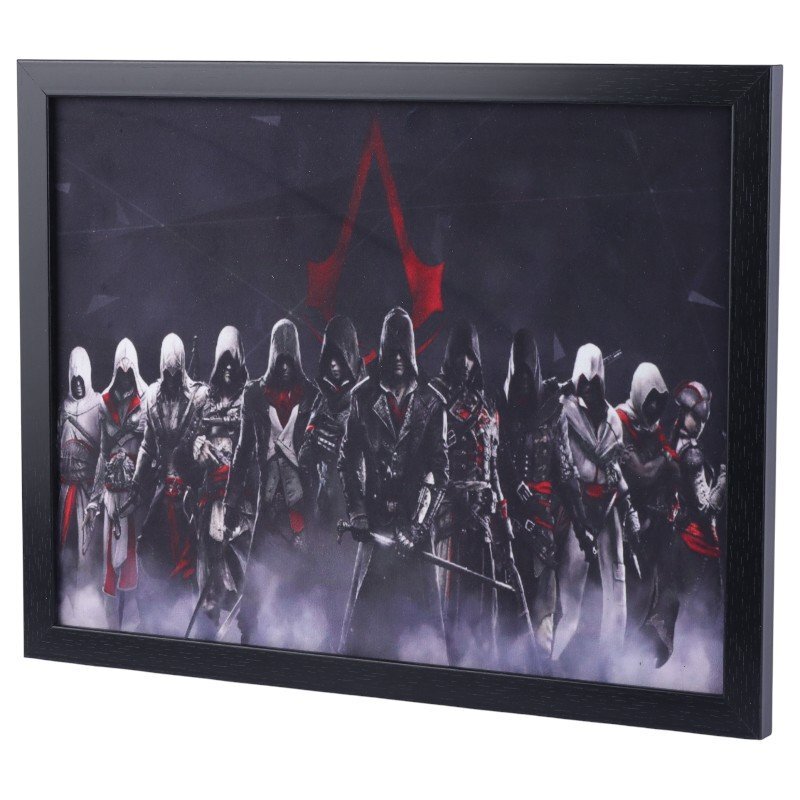 تابلو شاسی طرح Assassins Creed Unity سایز 33*43 سانتی متر