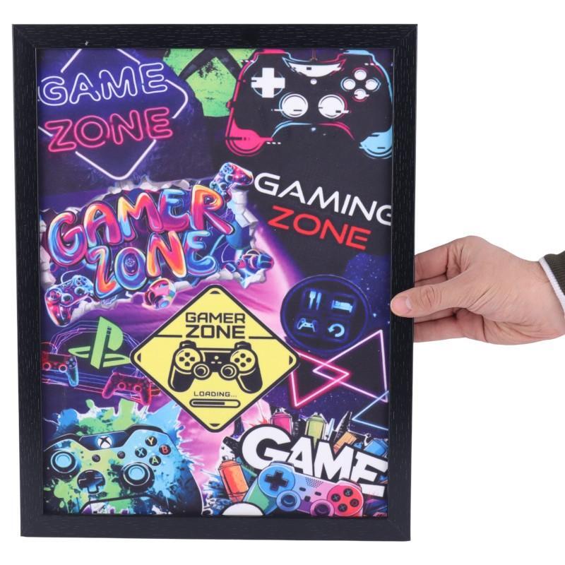 تابلو شاسی طرح Game Zone سایز 33*43 سانتی متر