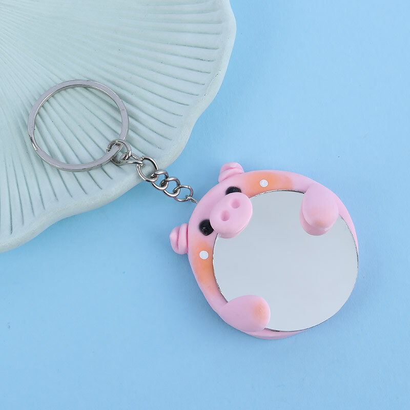 جاکلیدی آینه دار طرح خوک