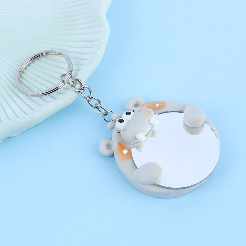 جاکلیدی آینه دار طرح اسب آبی