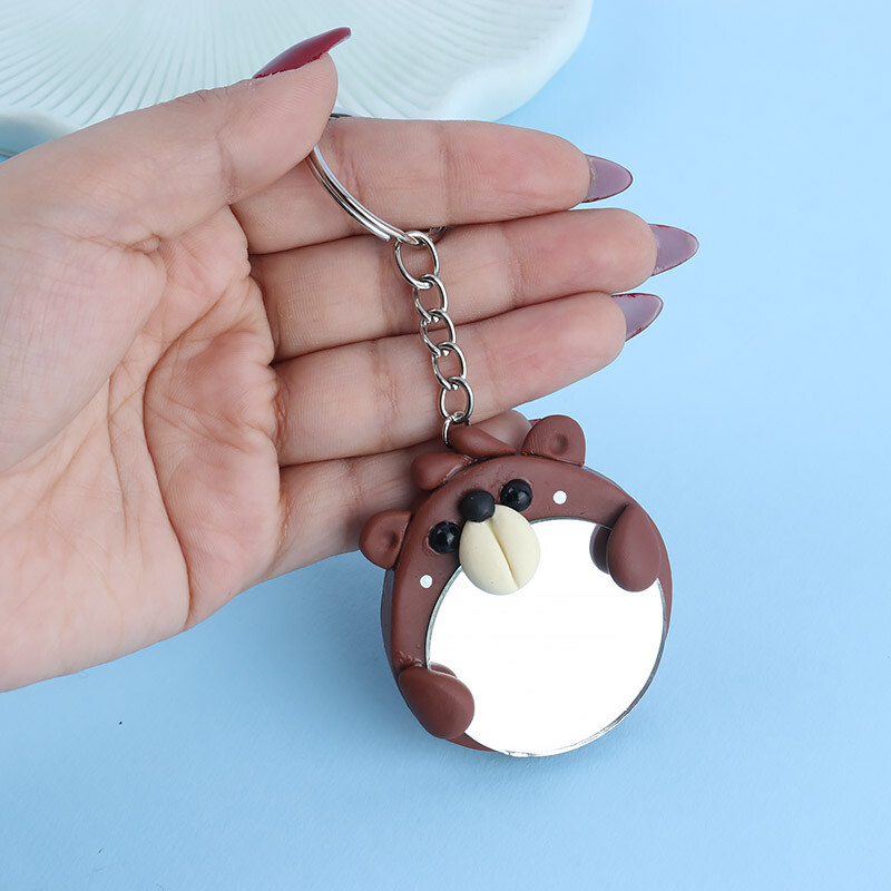 جاکلیدی آینه دار طرح خرس