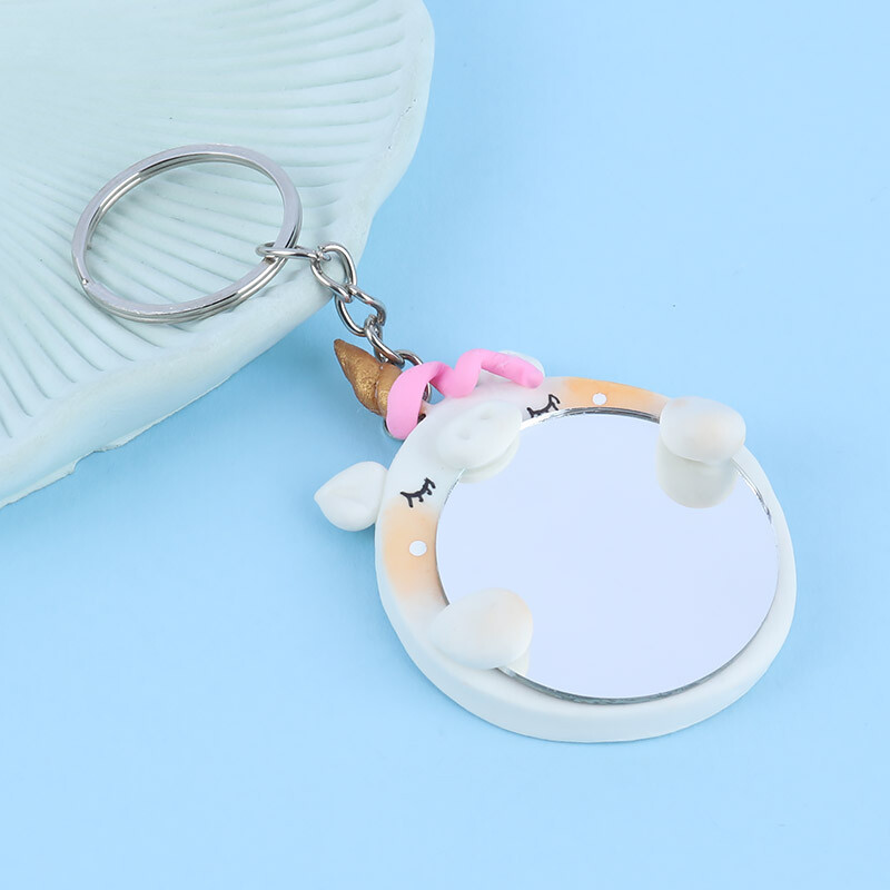 جاکلیدی آینه دار طرح اسب تک شاخ