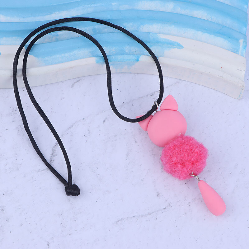 آویز ماشین طرح گربه سرخابی