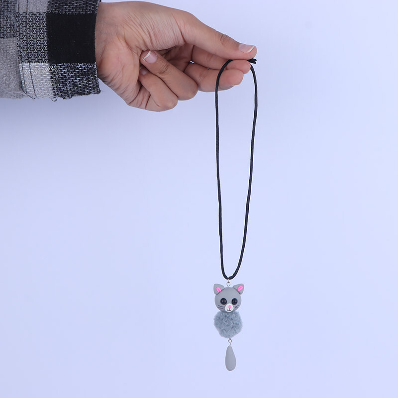 آویز ماشین طرح گربه طوسی