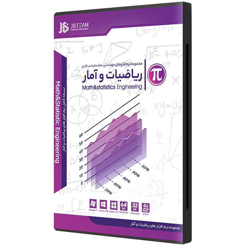 مجموعه نرم افزارهای مهندسی ریاضیات و آمار Math & Statics Engineering 4DVD5 JB.TEAM