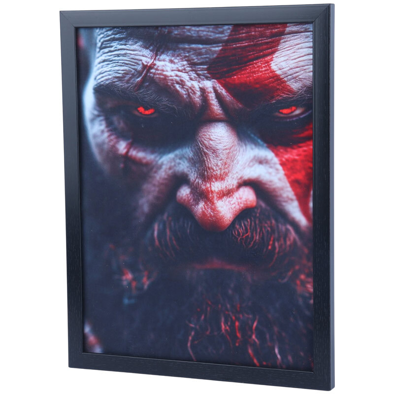 تابلو شاسی طرح God of War سایز 33*43 سانتی متر کد 2