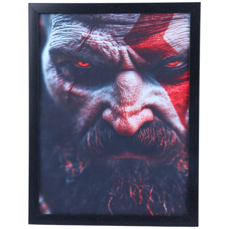 تابلو شاسی طرح God of War سایز 33*43 سانتی متر کد 2