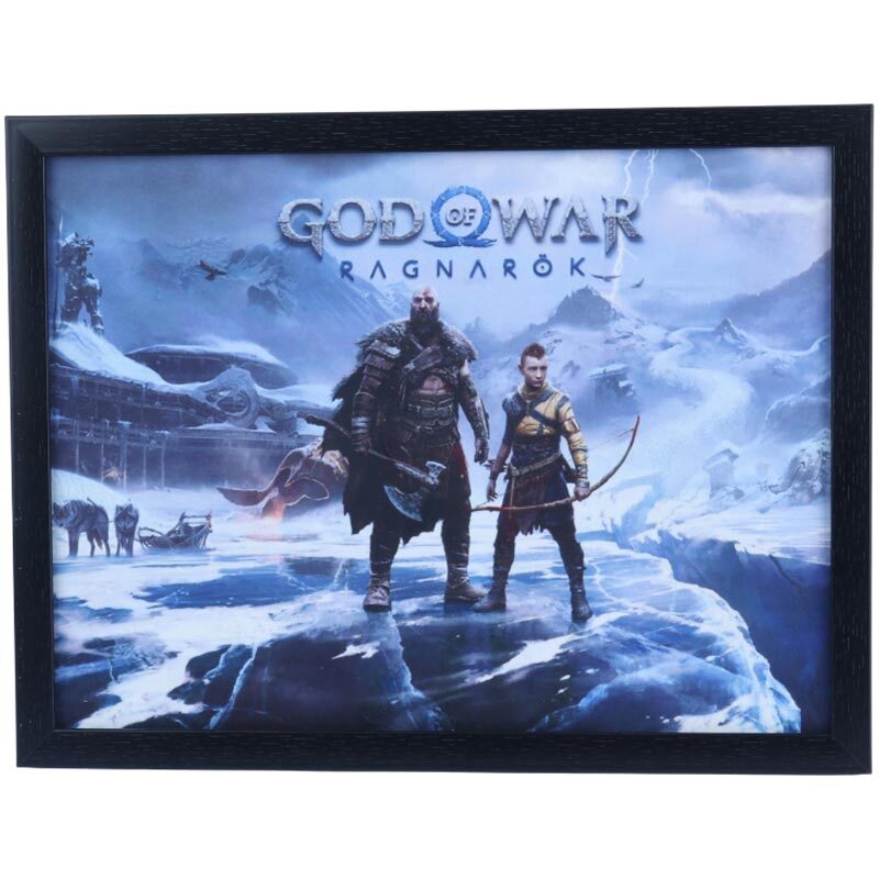 تابلو شاسی طرح God of War Ragnarok سایز 33*43 سانتی متر
