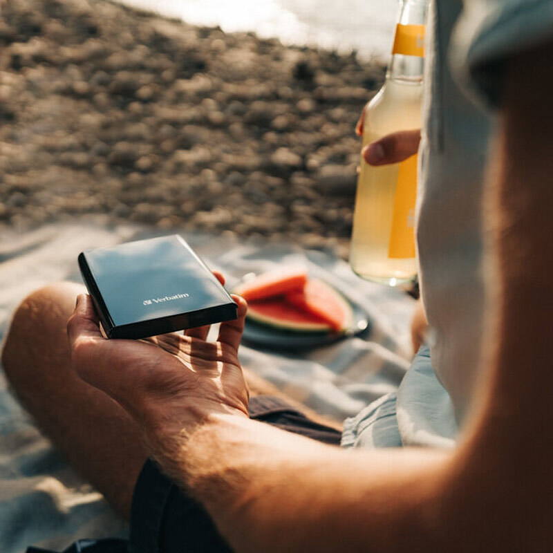 هارد اکسترنال ورباتیم Verbatim Store n Go 1TB + هدیه کیف هارد