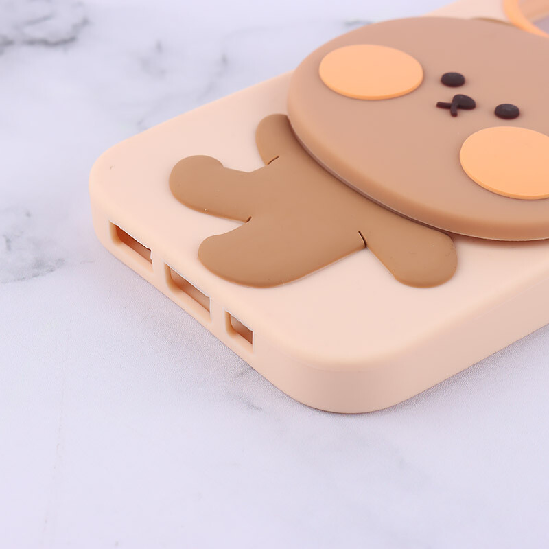 قاب طرح خرس آینه دار