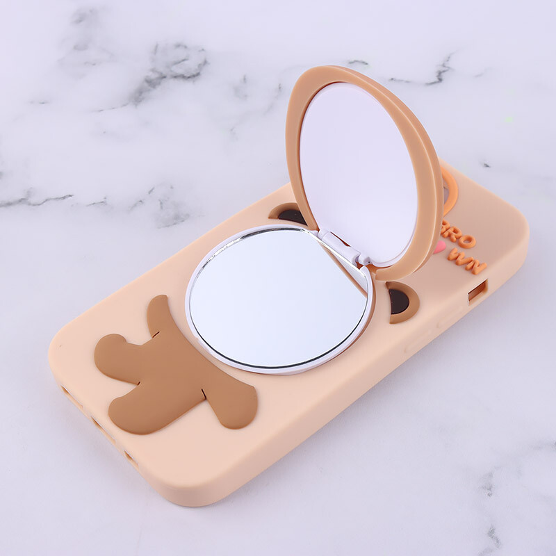 قاب طرح خرس آینه دار