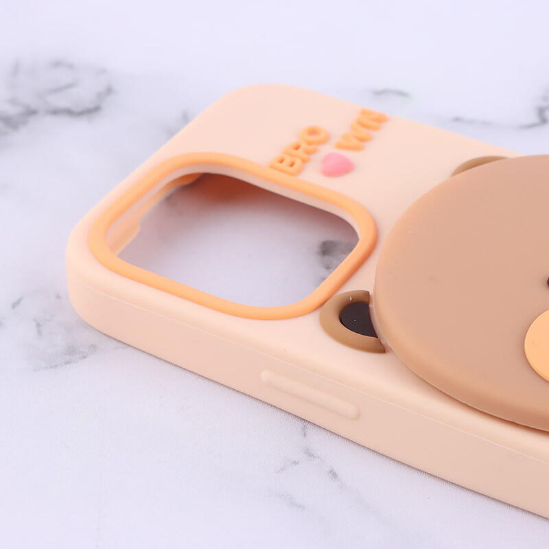 قاب طرح خرس آینه دار