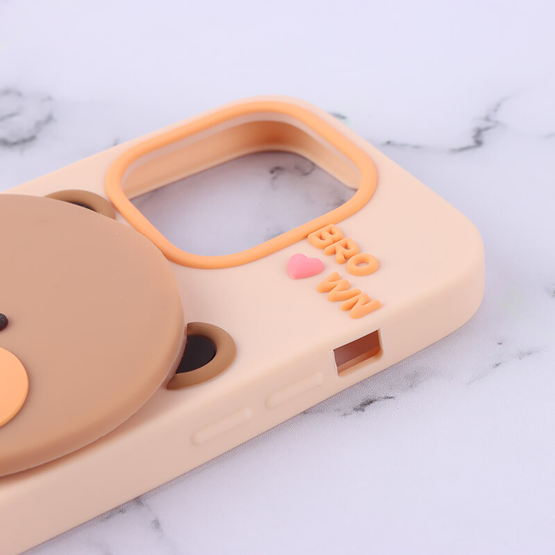 قاب طرح خرس آینه دار