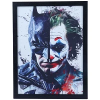 تابلو شاسی طرح Batman & Joker سایز 33*43 سانتی متر کد 2