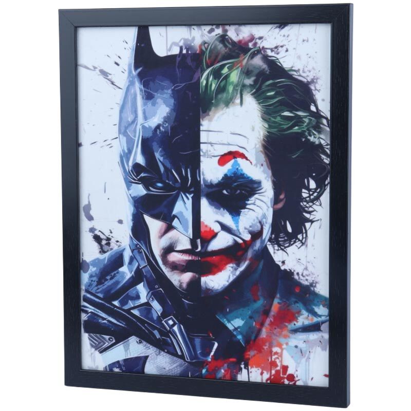 تابلو شاسی طرح Batman & Joker سایز 33*43 سانتی متر کد 2