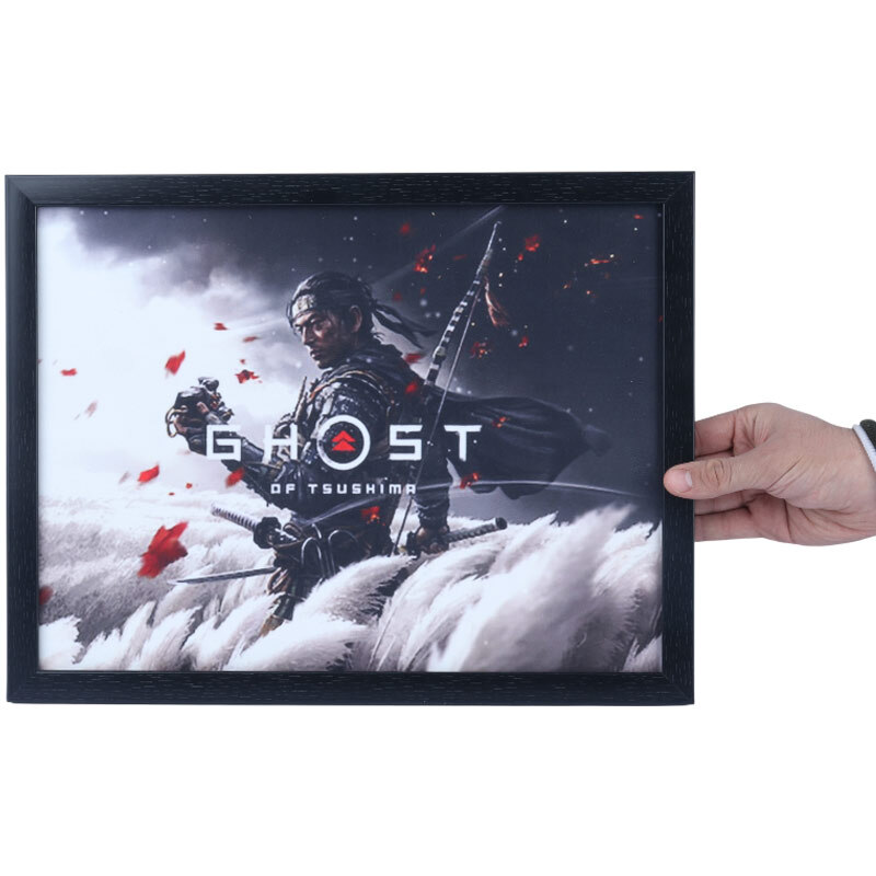 تابلو شاسی طرح Ghost of Tsushima سایز 33*43 سانتی متر