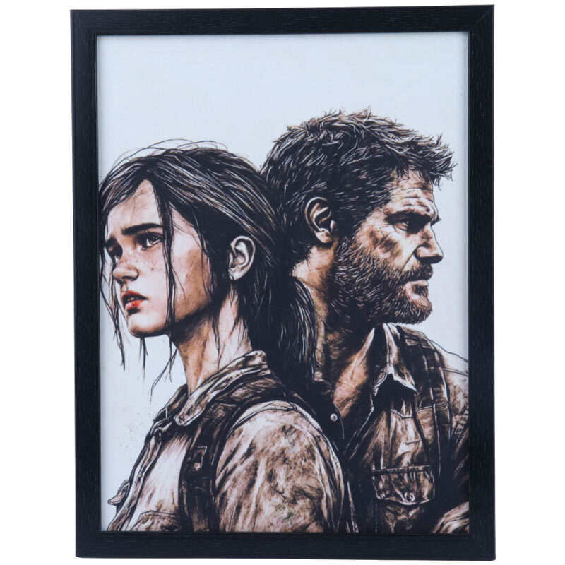 تابلو شاسی طرح The Last of Us سایز 33*43 سانتی متر