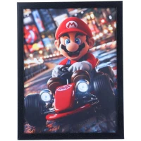تابلو شاسی طرح Super Mario سایز 33*43 سانتی متر