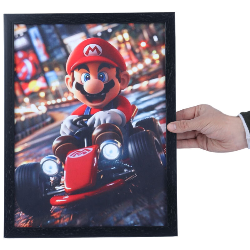 تابلو شاسی طرح Super Mario سایز 33*43 سانتی متر