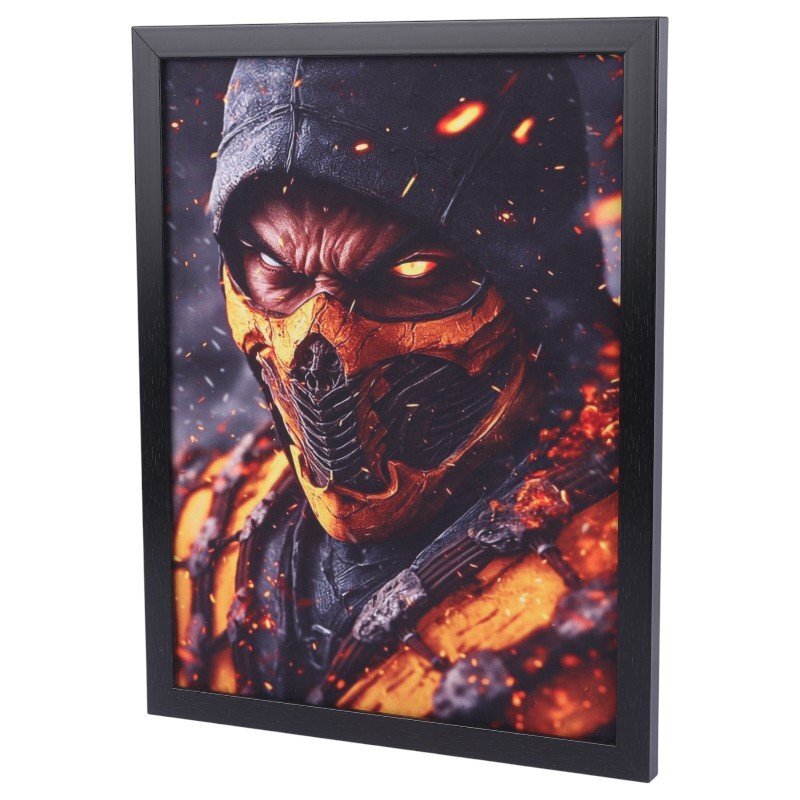 تابلو شاسی طرح Mortal Kombat سایز 33*43 سانتی متر