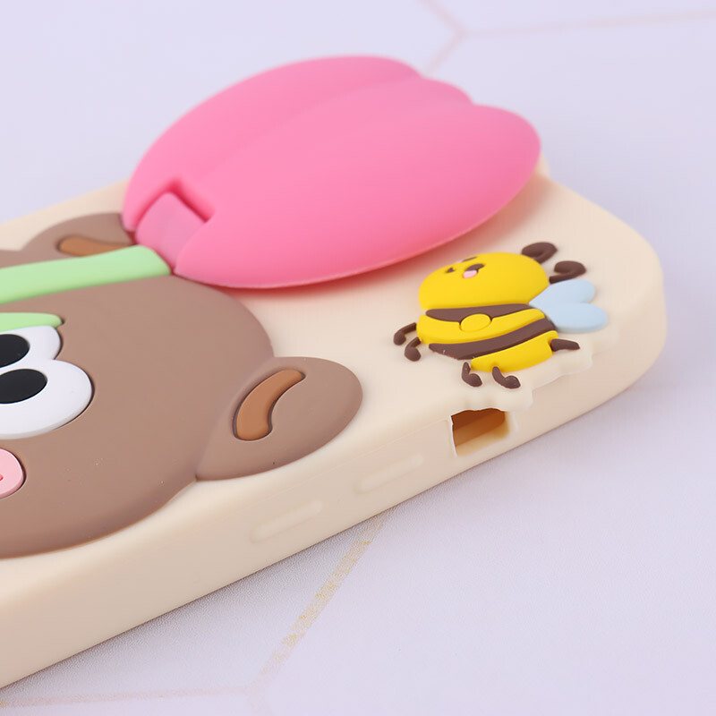 قاب خرس و لاله استندشو محافظ لنزدار