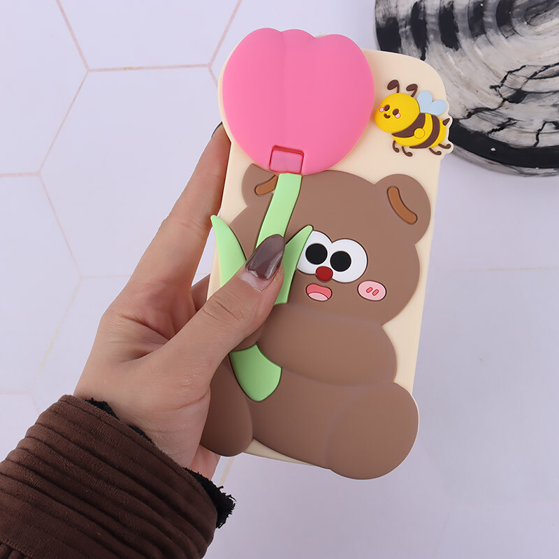 قاب خرس و لاله استندشو محافظ لنزدار