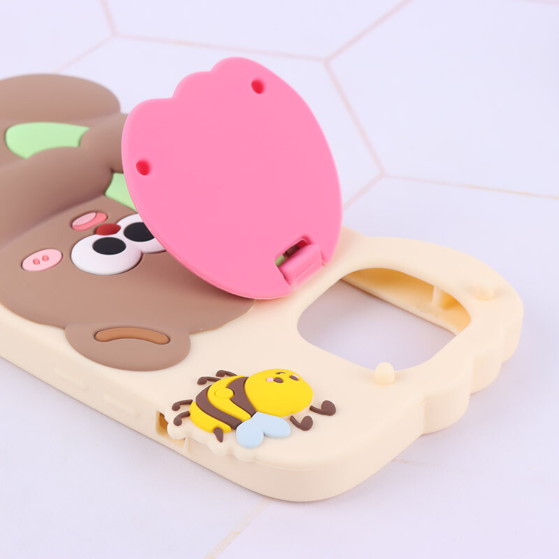 قاب خرس و لاله استندشو محافظ لنزدار