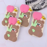 قاب خرس و لاله استندشو محافظ لنزدار