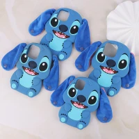 قاب استیچ گوش دار مخملی