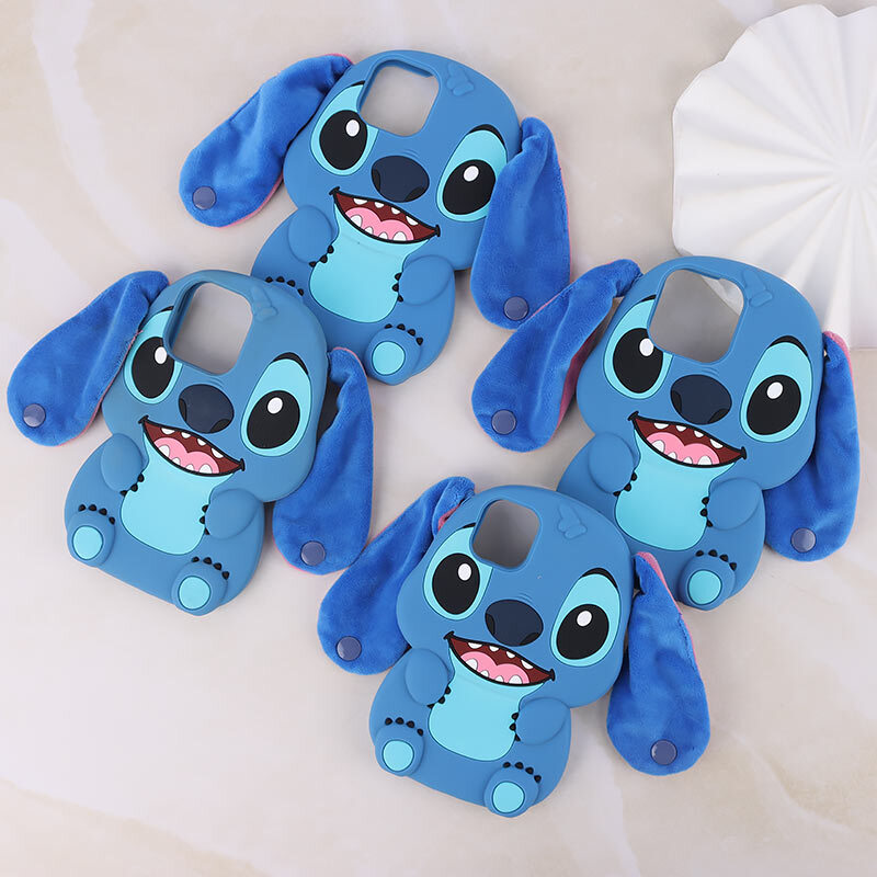 قاب استیچ گوش دار مخملی