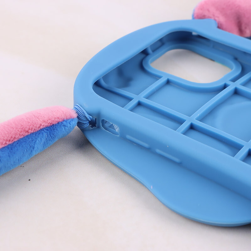 قاب استیچ گوش دار مخملی