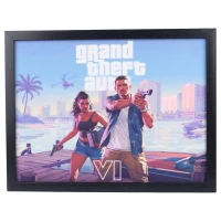 تابلو شاسی طرح GTA VI سایز 33*43 سانتی متر کد 2