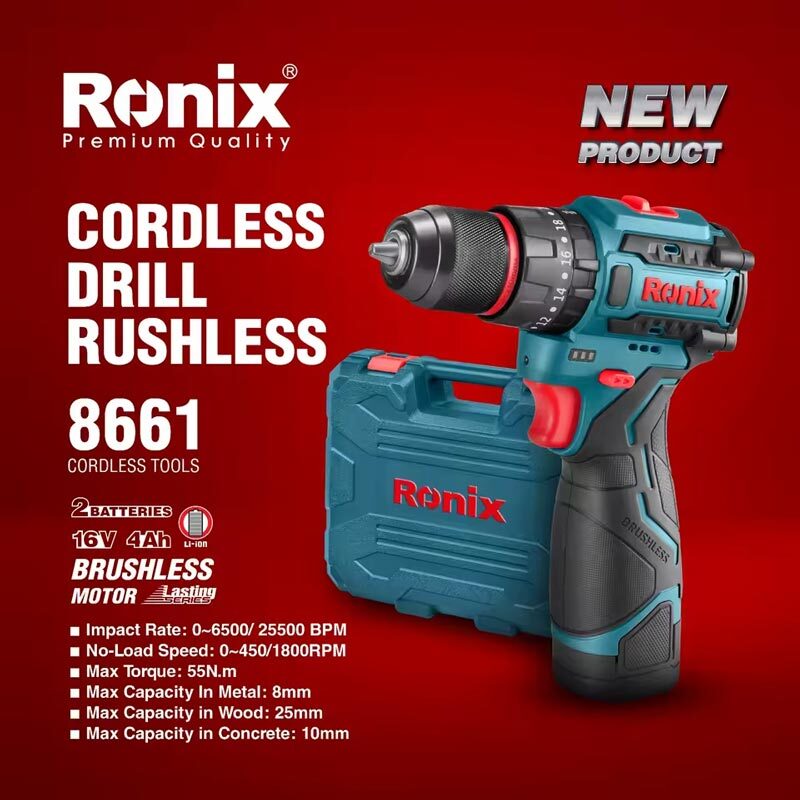 پیچ گوشتی شارژی Ronix 8661