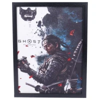 تابلو شاسی طرح Ghost of Tsushima سایز 33*43 سانتی متر کد 2