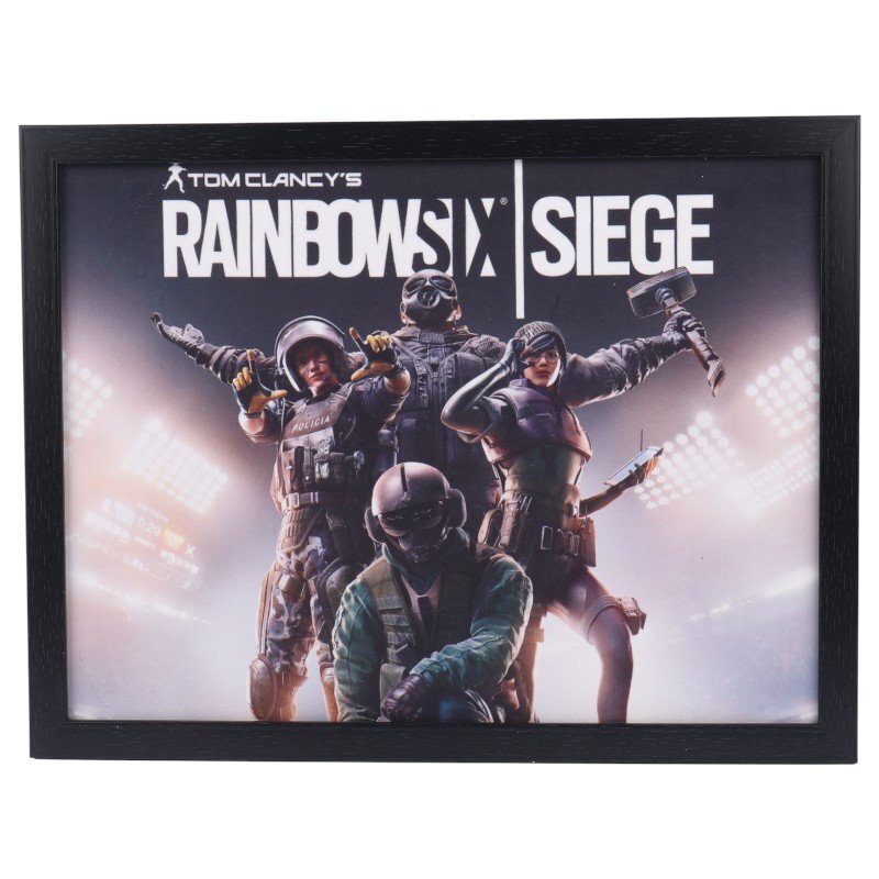 تابلو شاسی طرح Tom Clancys Rainbow Six Siege سایز 33*43 سانتی متر