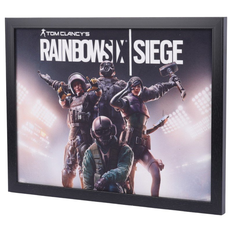 تابلو شاسی طرح Tom Clancys Rainbow Six Siege سایز 33*43 سانتی متر