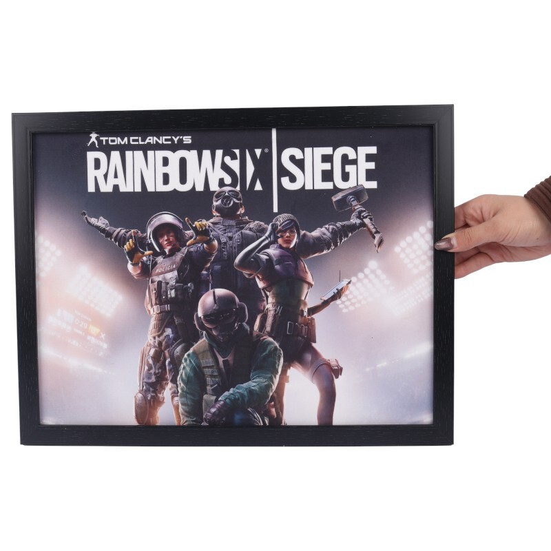 تابلو شاسی طرح Tom Clancys Rainbow Six Siege سایز 33*43 سانتی متر