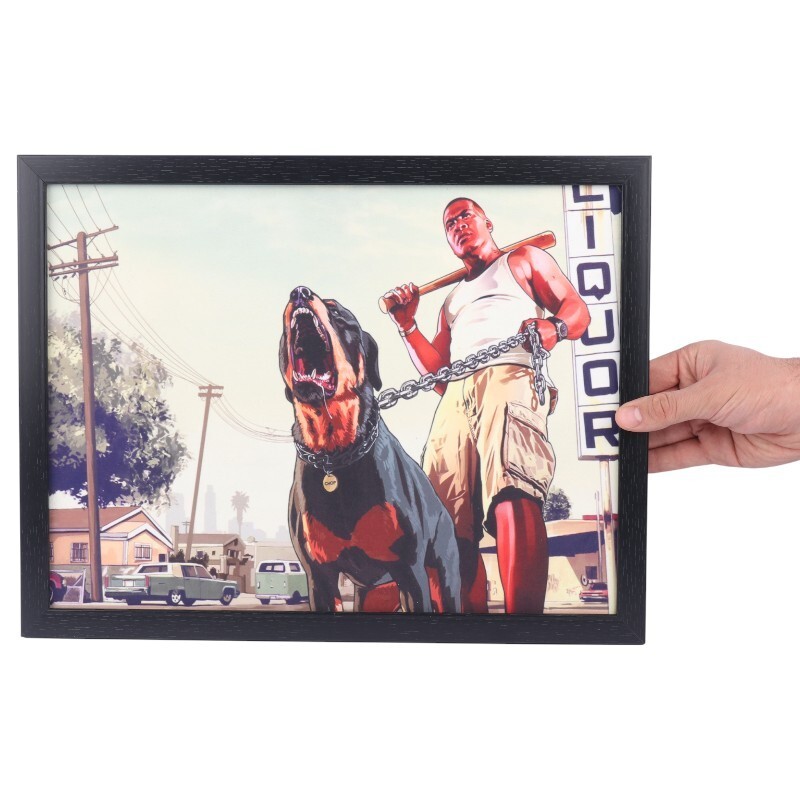 تابلو شاسی طرح GTA V سایز 33*43 سانتی متر