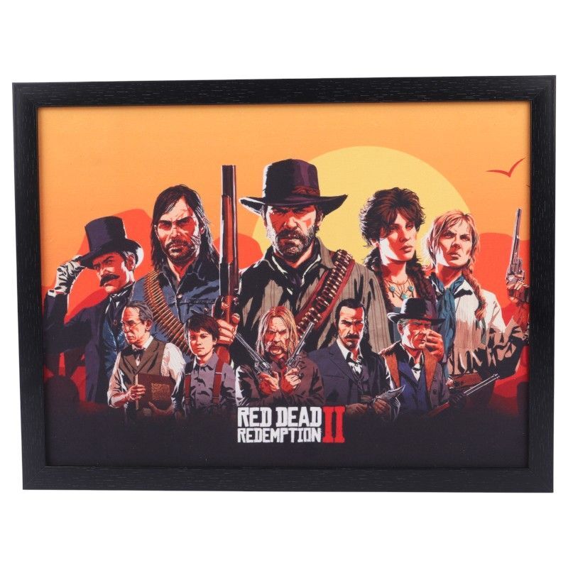 تابلو شاسی طرح Red Dead Redemption 2 سایز 33*43 سانتی متر کد 2