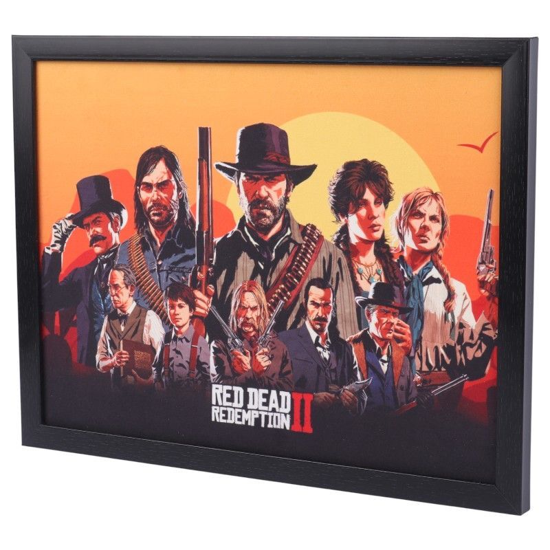 تابلو شاسی طرح Red Dead Redemption 2 سایز 33*43 سانتی متر کد 2