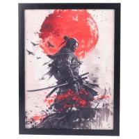 تابلو شاسی طرح Samurai سایز 33*43 سانتی متر