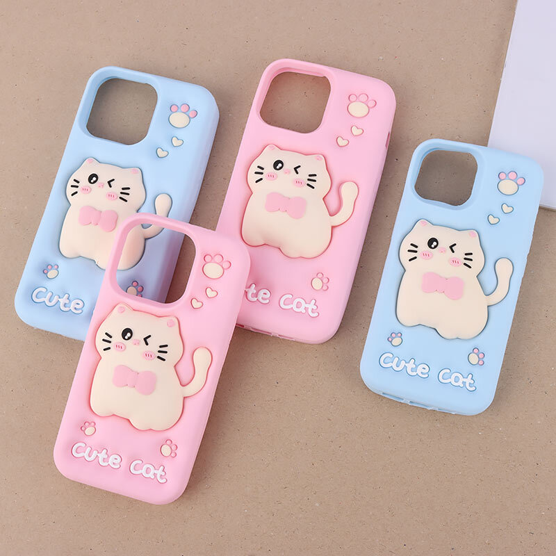 قاب سیلیکونی Cute Cat